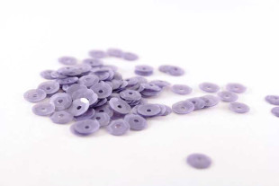 Пайетки круглой формы с матовым эффектом №28 серо-фиолетовый