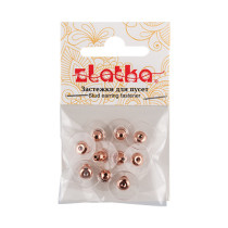  Застежки для пусет MFZ-01 12x7 мм 10 шт под никель